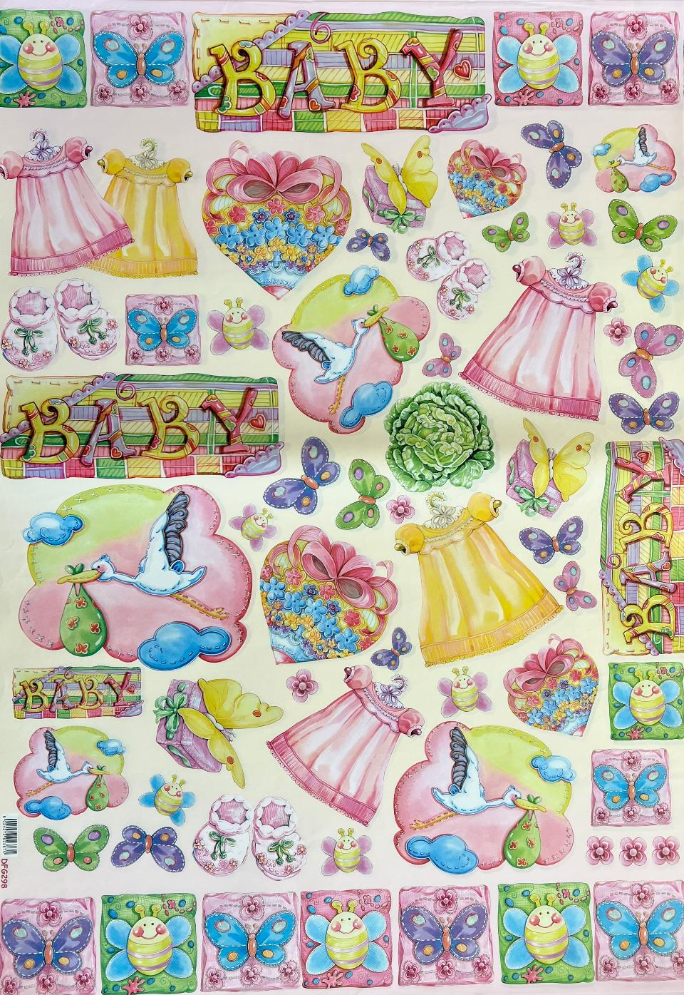 Carta Classic - Baby Femminuccia (sc2) Stamperia 50x70 cm