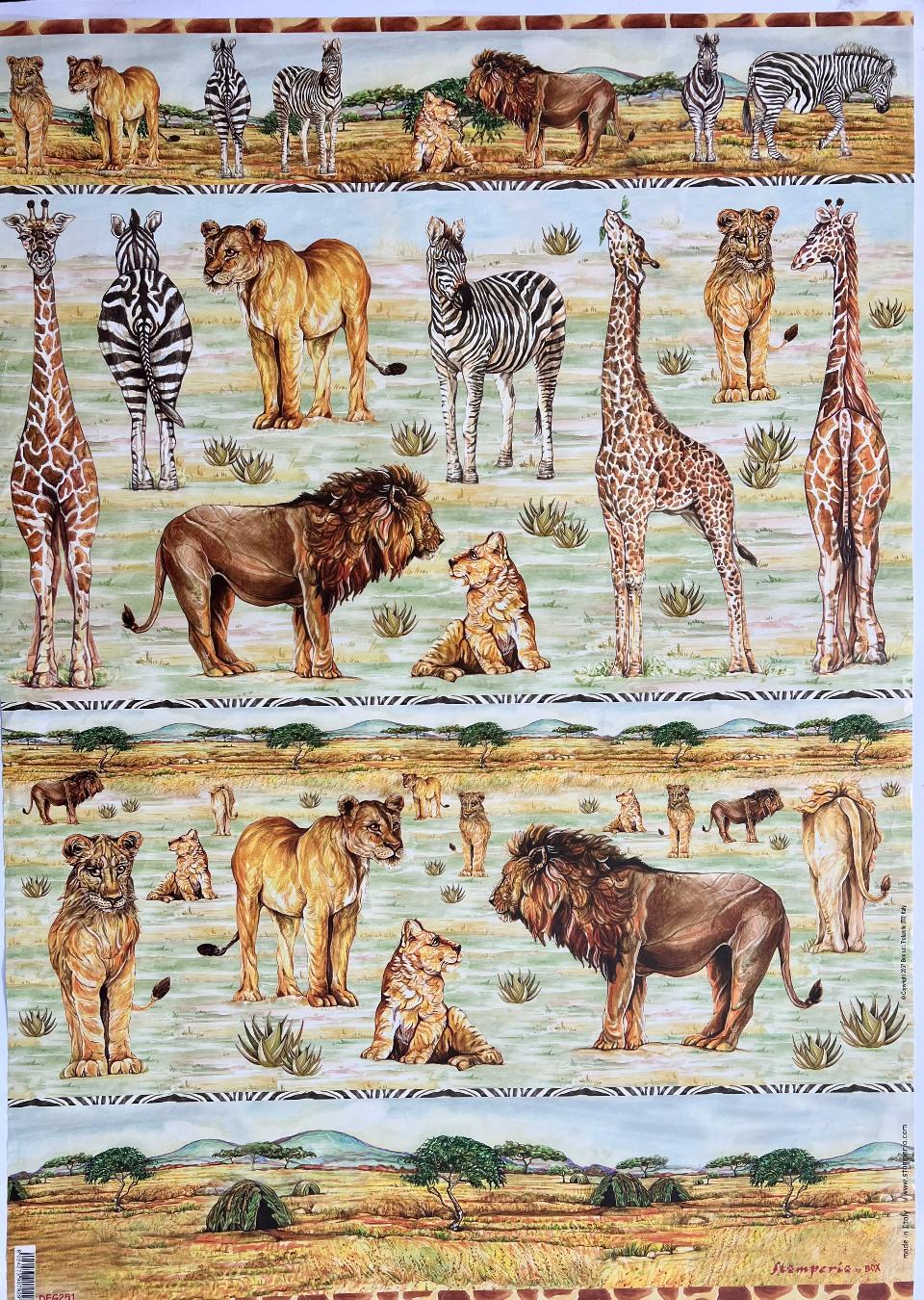 Carta Classic - Leoni (sc2) Stamperia 50x70 cm