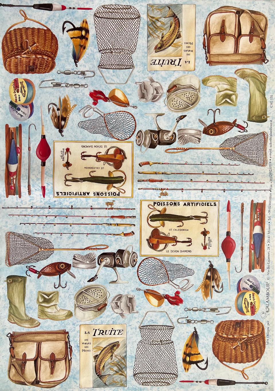 Carta Classic - Pesca SC3 Calambour 50x70 cm