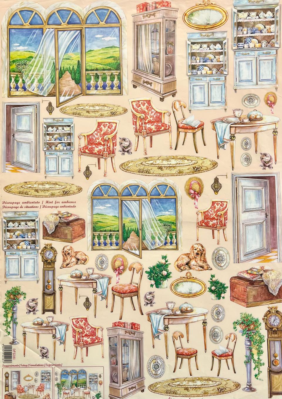 Carta Classic - Casa (sc2) Stamperia 50x70 cm