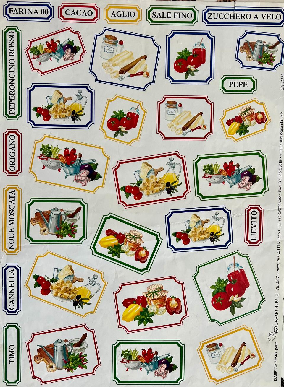 Carta Classic - Cucina (sc2) Calambour 34 x 49 cm