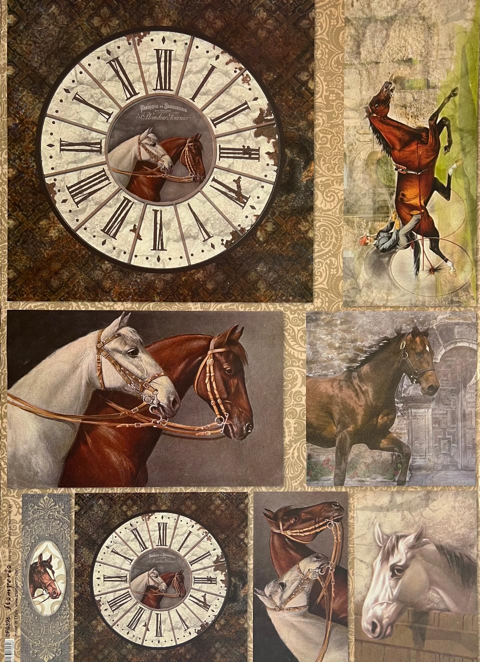 Carta Classic - Cavalli (sc2) Stamperia 50 x 70 cm