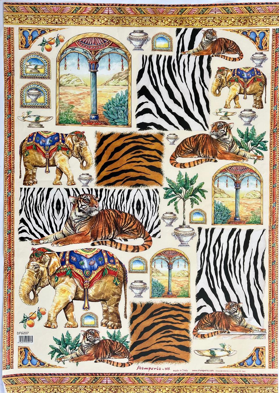 Carta Classic - India (sc2) Stamperia 50x70 cm