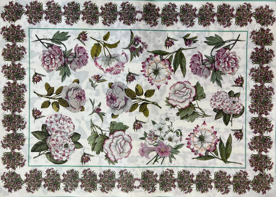 Carta Classic - Fiori Rosa (sc1) Calambour 50x70 cm