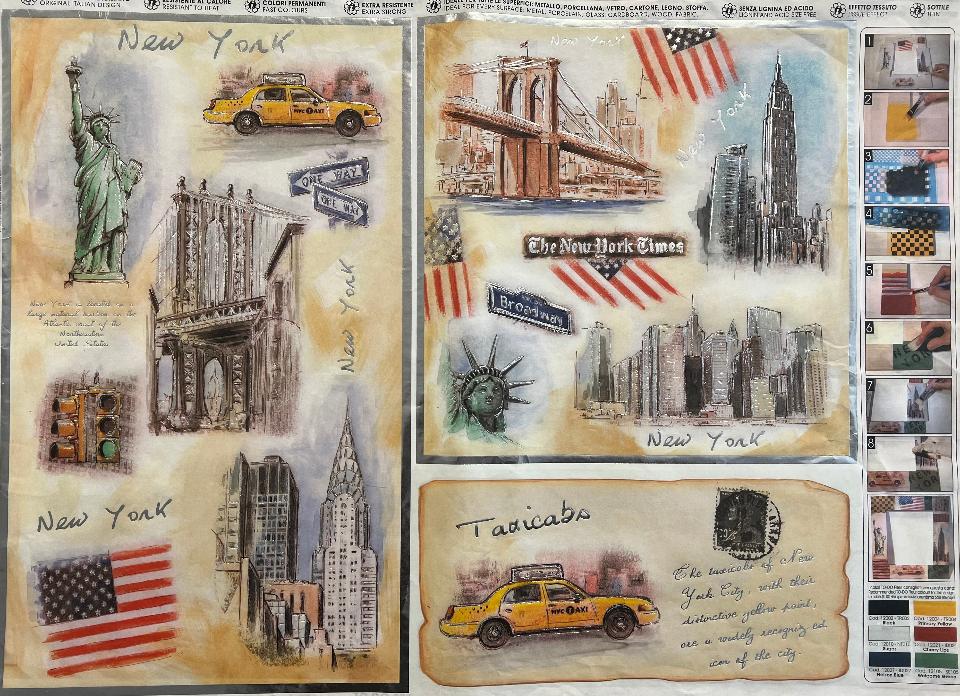 Carta velo - New York (SC3) TODO Paper Soft 50x70 cm