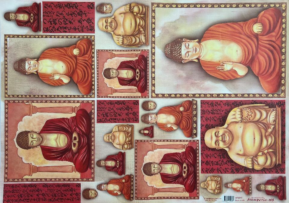 Carta Classic - Buddha (SC1) Stamperia 50 x 70 cm