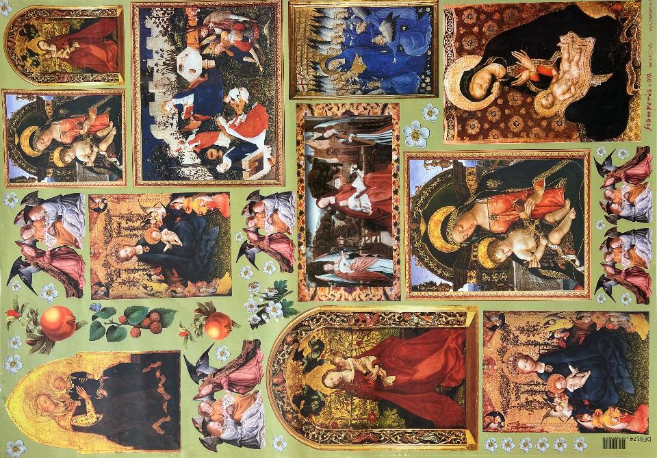 Carta Classic - Icone Bizantine (SC1) Stamperia 50 x 70 cm