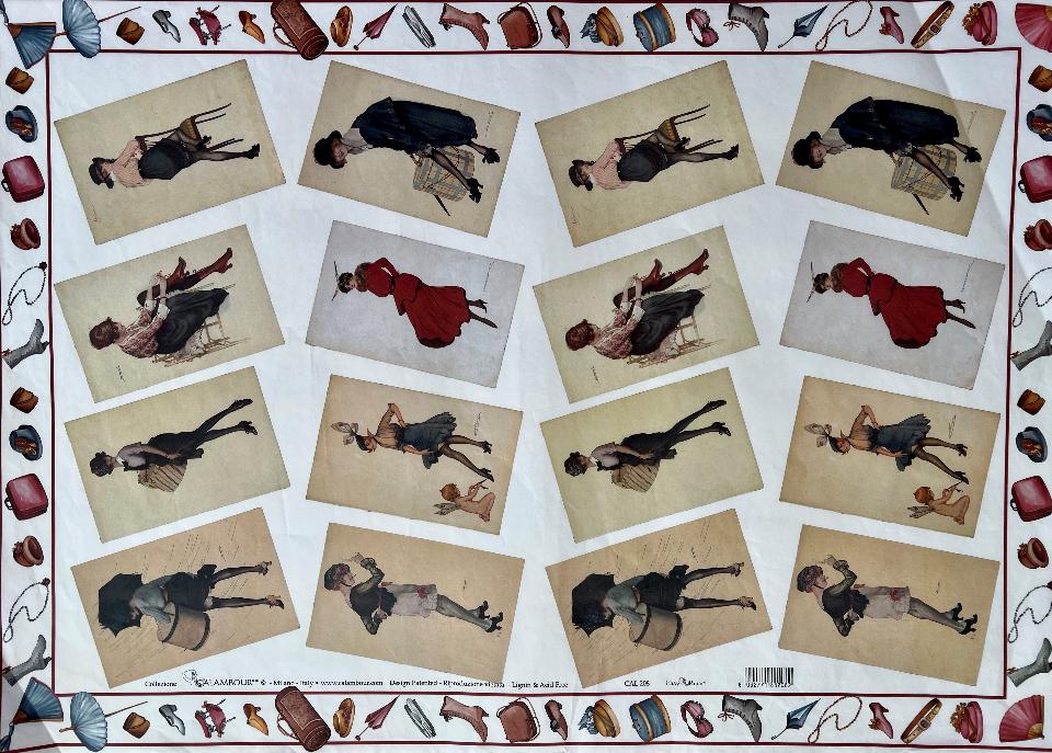 Carta Classic - Donna anni 50 (sc1) Calambour 50 x 70 cm