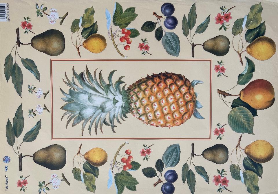 Carta Classic - Ananas (sc2) Le Carte Ucic 31 x 48 cm
