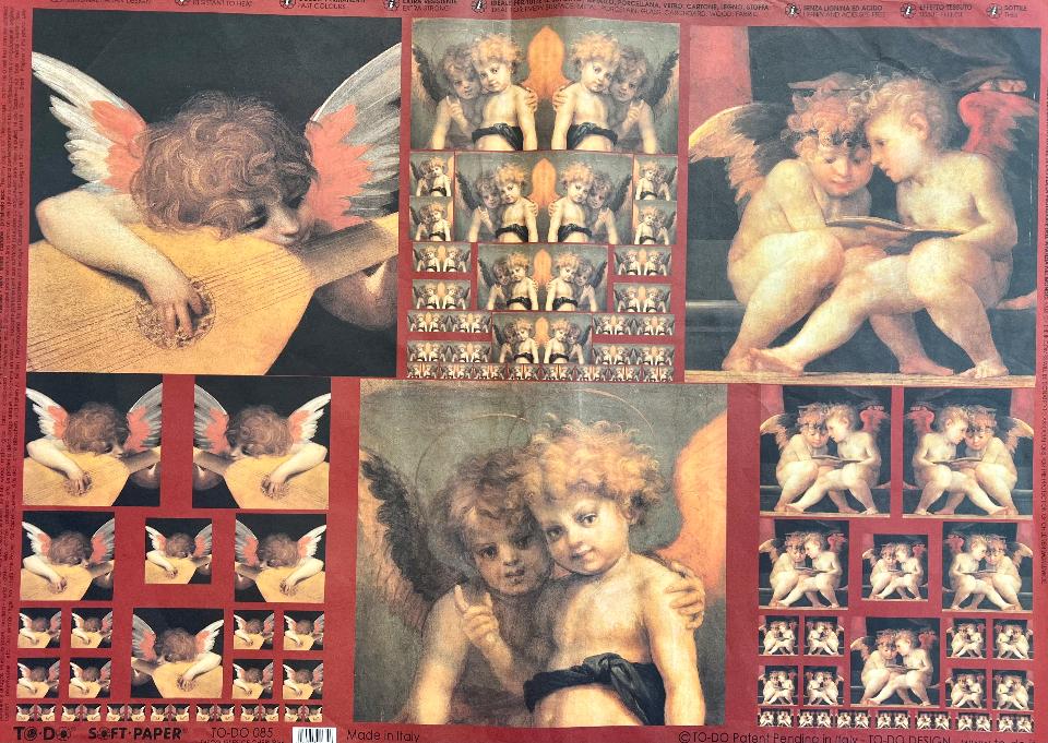 Carta Classic - Cherubino (sc1) Stamperia 50 x 70 cm