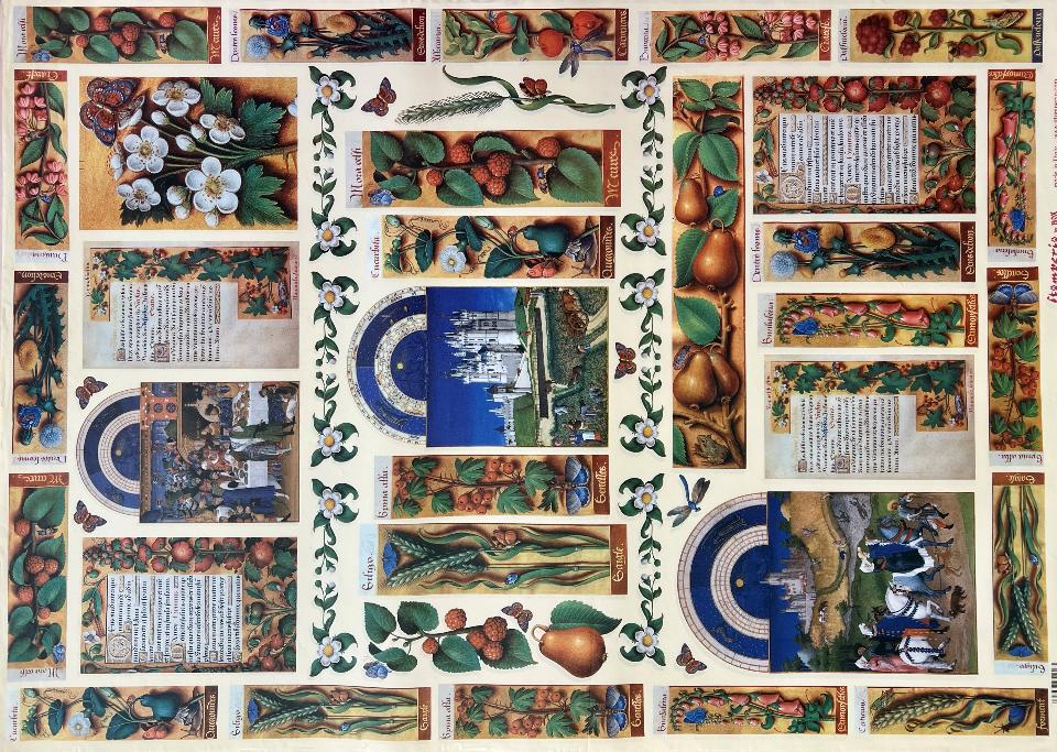 Carta Classic - Medioevo (SC1) Stamperia 50 x 70 cm