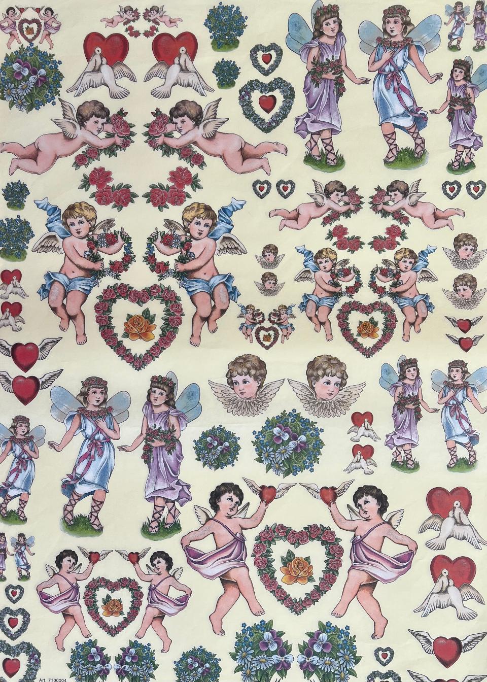 Carta Classic - Angeli e Cuori (SC1) Arti e Grafica 50 x 70 cm