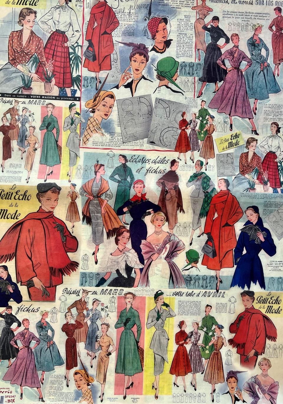 Carta Classic - Echo de la Mode (SC1) Stamperia 50 x 70 cm