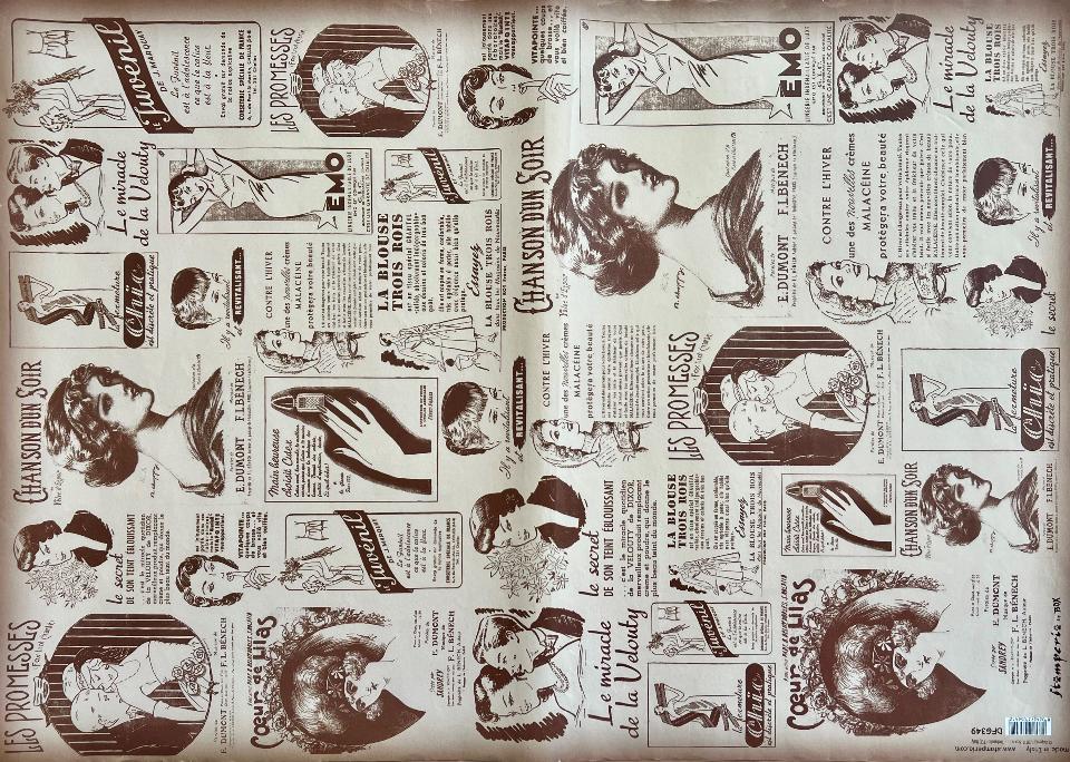 Carta Classic - Vintage (SC1) Stamperia 50 x 70 cm