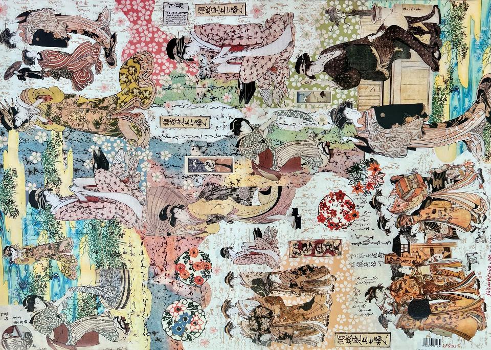 Carta Classic - Geisha (sc2) Stamperia 50 x 70 cm