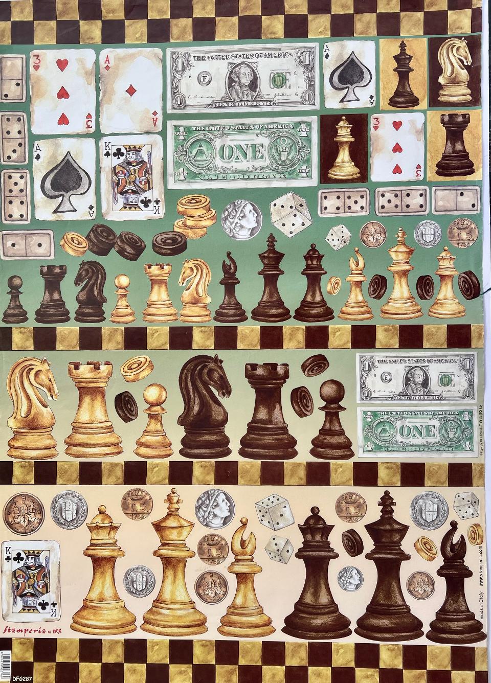 Carta Classic - Scacchi (sc2) Stamperia 50 x 70 cm