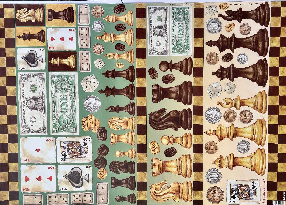 Carta Classic - Scacchi (sc2) Stamperia 50 x 70 cm