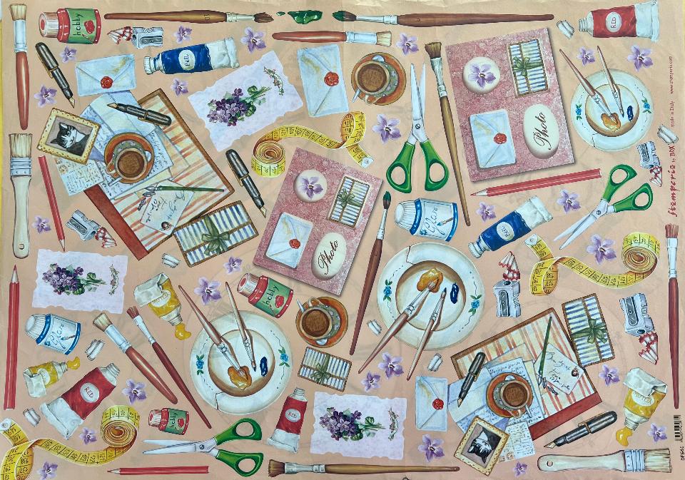 Carta Classic - Hobby (sc2) Stamperia 50 x 70 cm
