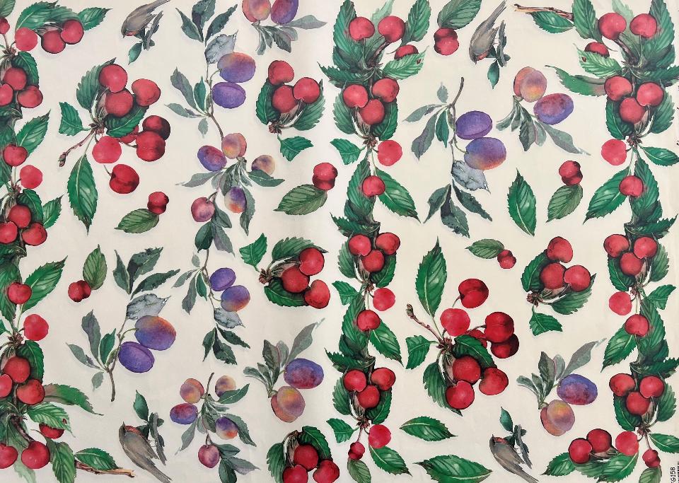 Carta Classic - Ciliegie (sc2) Stamperia 50x70 cm