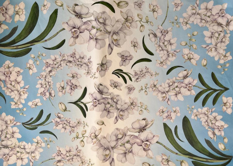 Carta Classic - Fiori Bianchi (sc2) Stamperia 50x70 cm