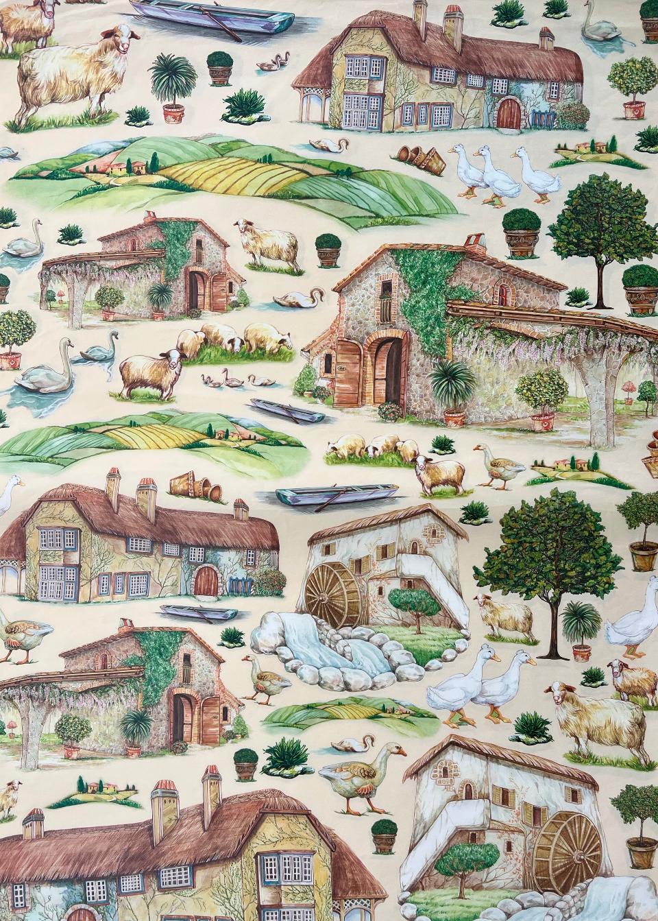 Carta Classic - Campi e mulini (sc2) Stamperia 50x70 cm