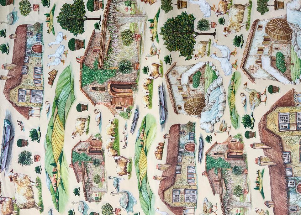 Carta Classic - Campi e mulini (sc2) Stamperia 50x70 cm