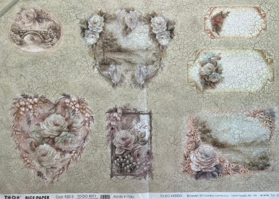 Carta di Riso - Cornici  TODO  50x70 cm