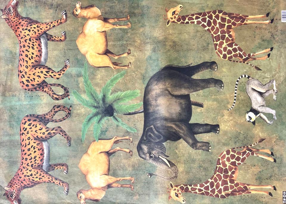 Carta velo - Animali nel Verde TODO Paper Soft 50 x 70 cm
