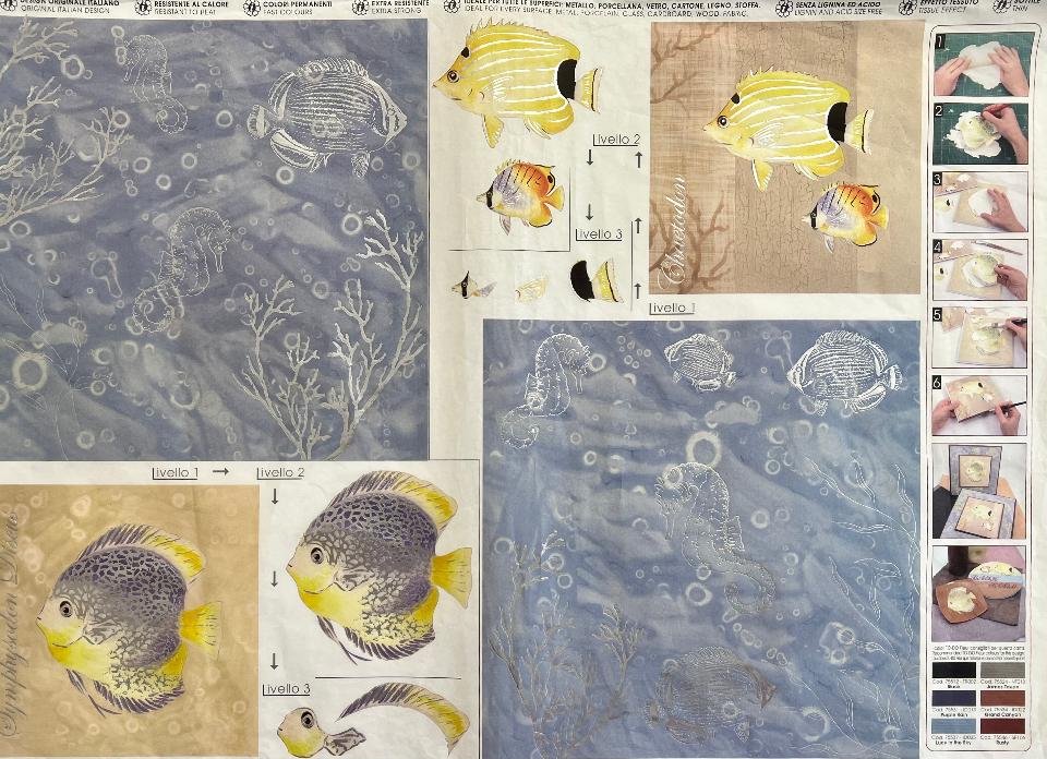 Carta velo - Vita Sott'acqua (SC1) TODO Paper Soft 50 x 70 cm