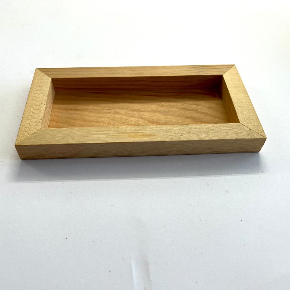 Portapenne/ Oggetti neutri da decorare in legno Stamperia 20 x 10 cm