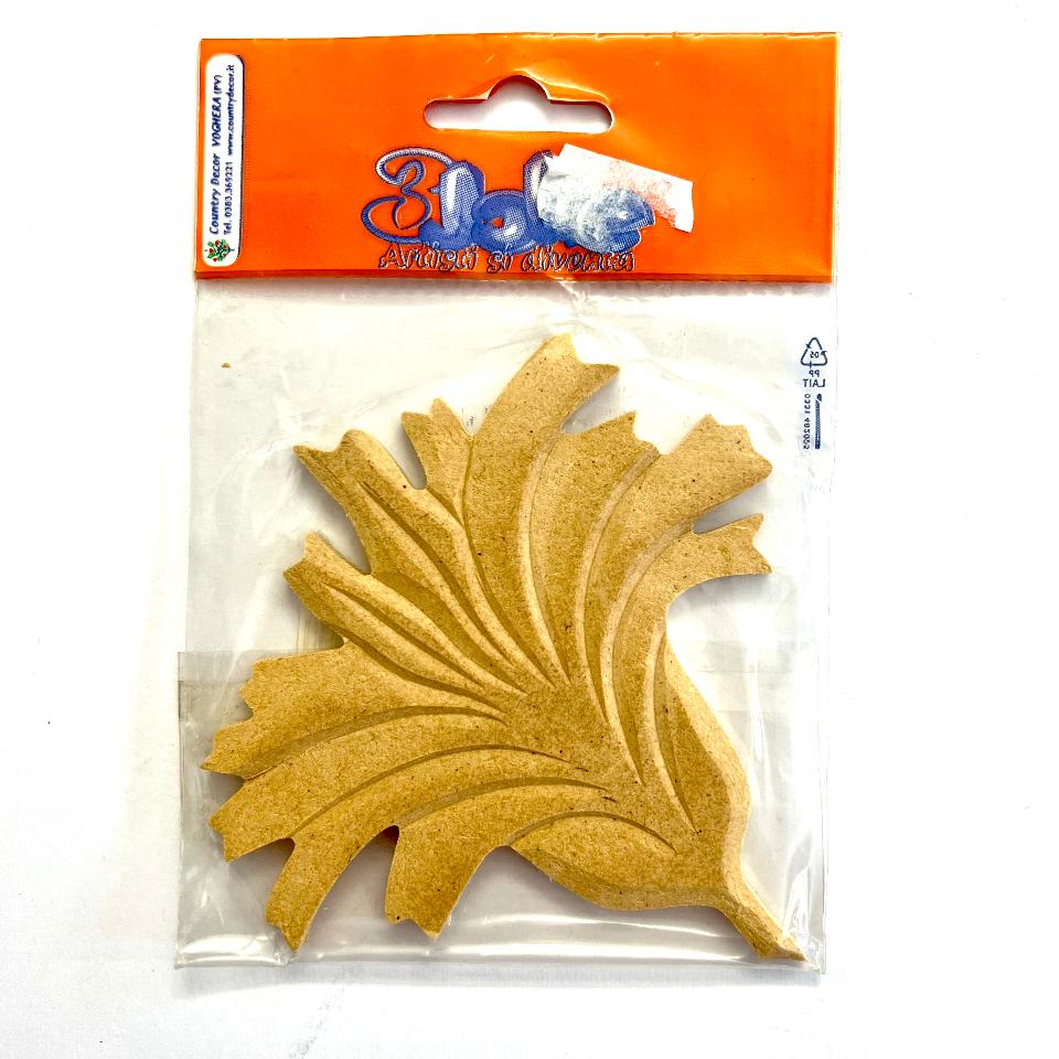 Sagoma MDF Intagliata - Garofano Jolie 12 x 11 cm