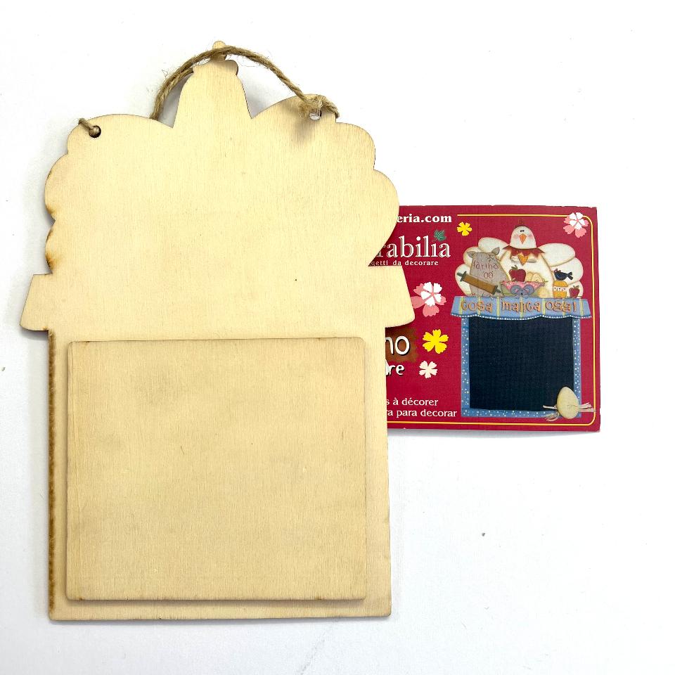 Sagoma Country in Legno - Gallina Stamperia 21 x 12 cm