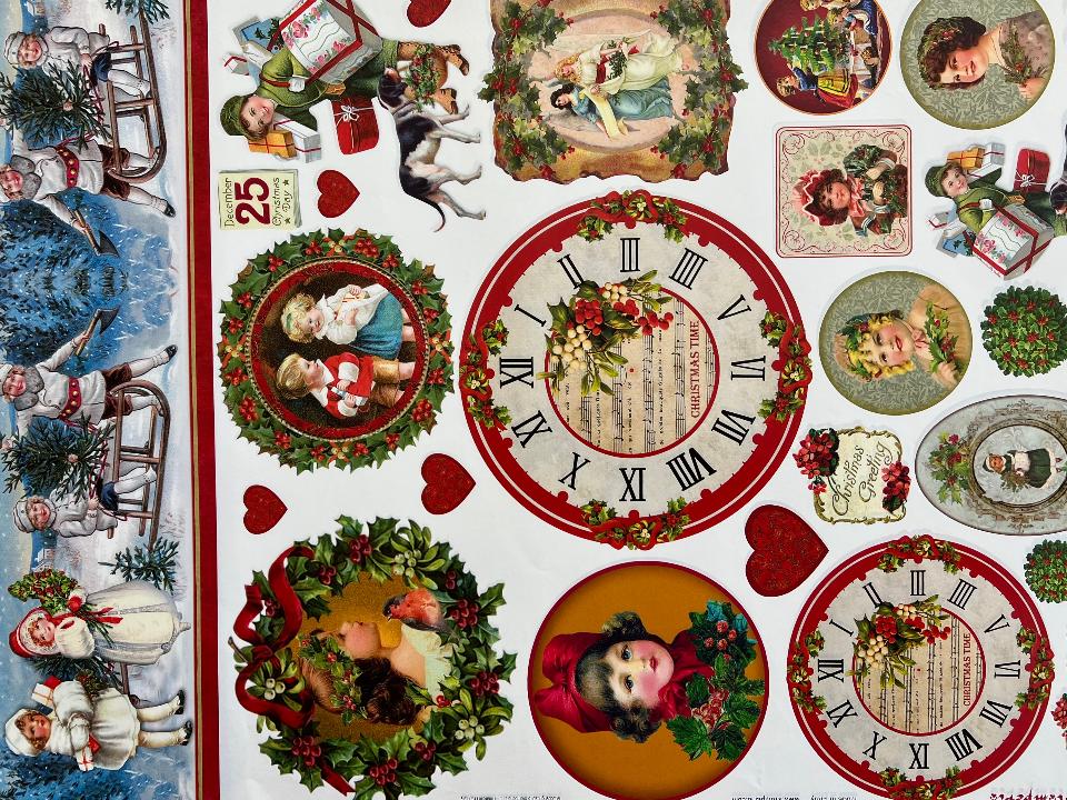 Carta Classic - Orologi e Bambini Stamperia 50 x 70 cm