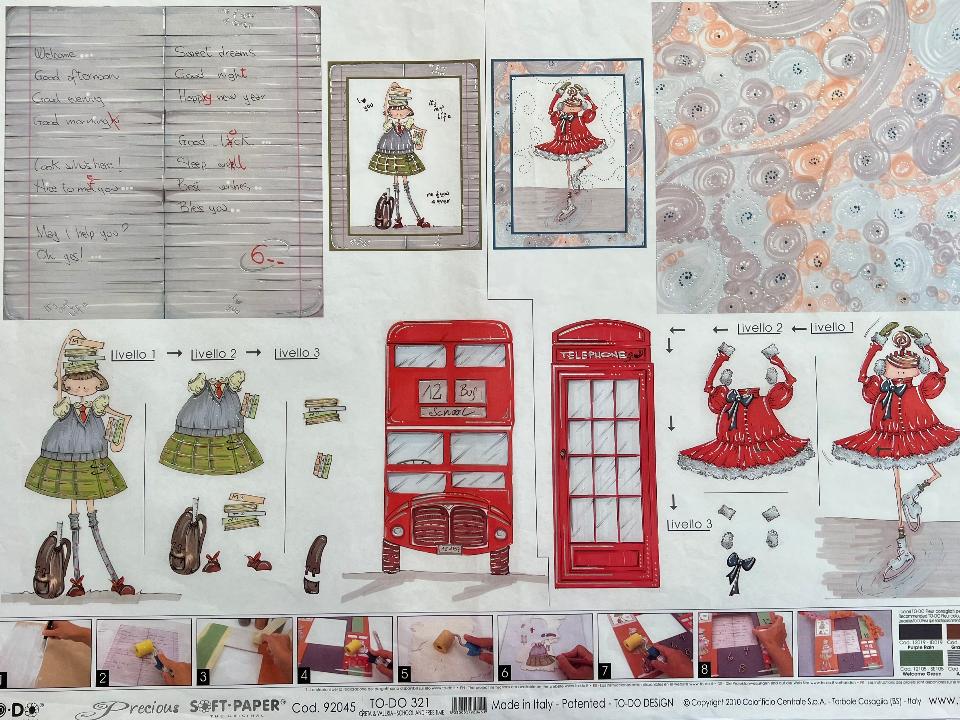 Natale a Londra - Carta Velo TODO Paper Soft 50 x 70 cm