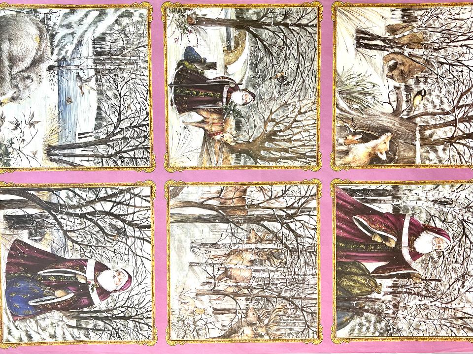 Carta Classic - Babbo Natale sula Neve Calambour 50 x 70 cm