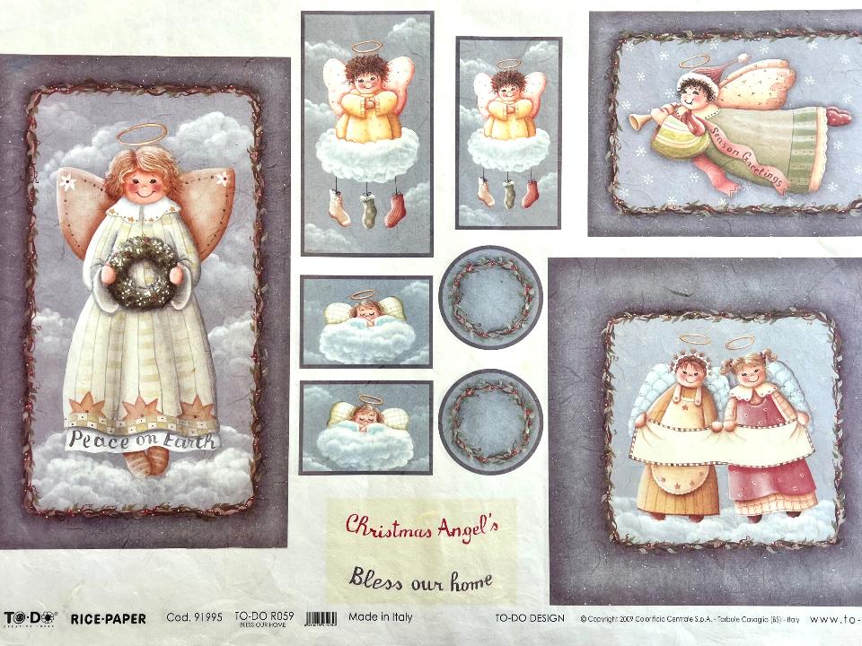 Carta di riso - Benedici Casa Nostra TODO 50 x 70 cm