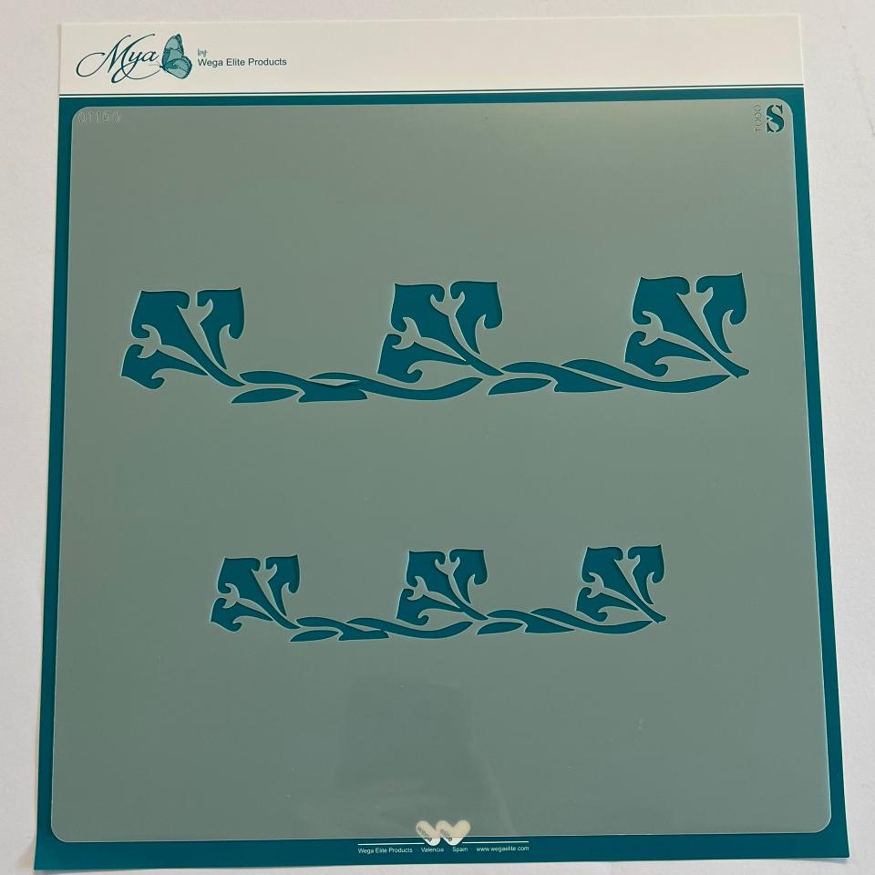 Stencil wega elite products 25x25cm