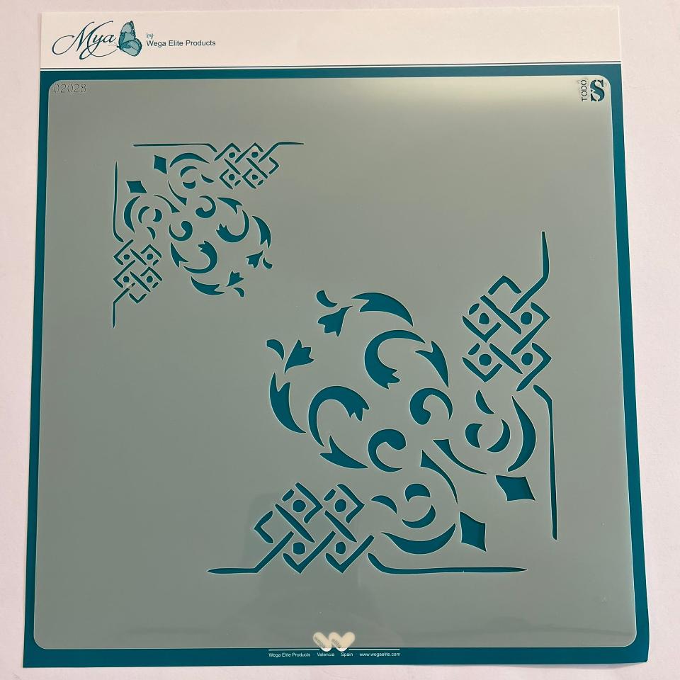 Stencil wega elite products 25x25cm