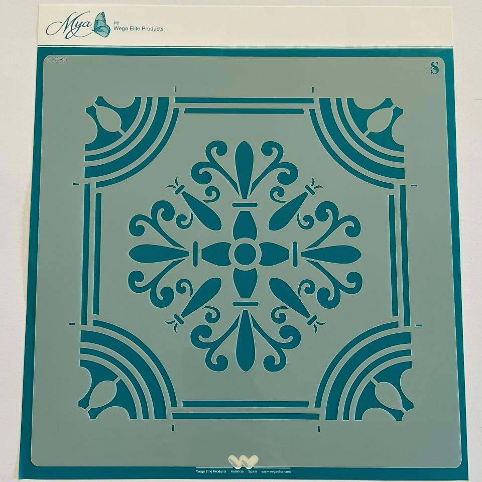 Stencil wega elite products 25x25cm