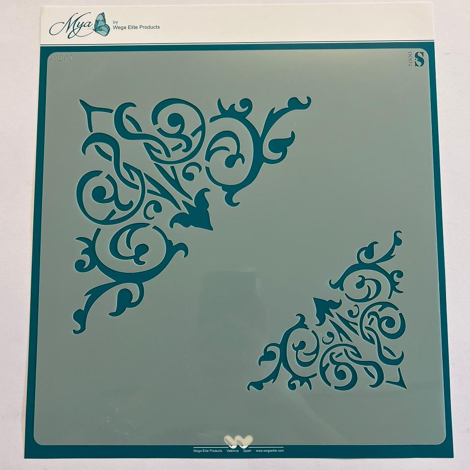 Stencil wega elite products 25x25cm