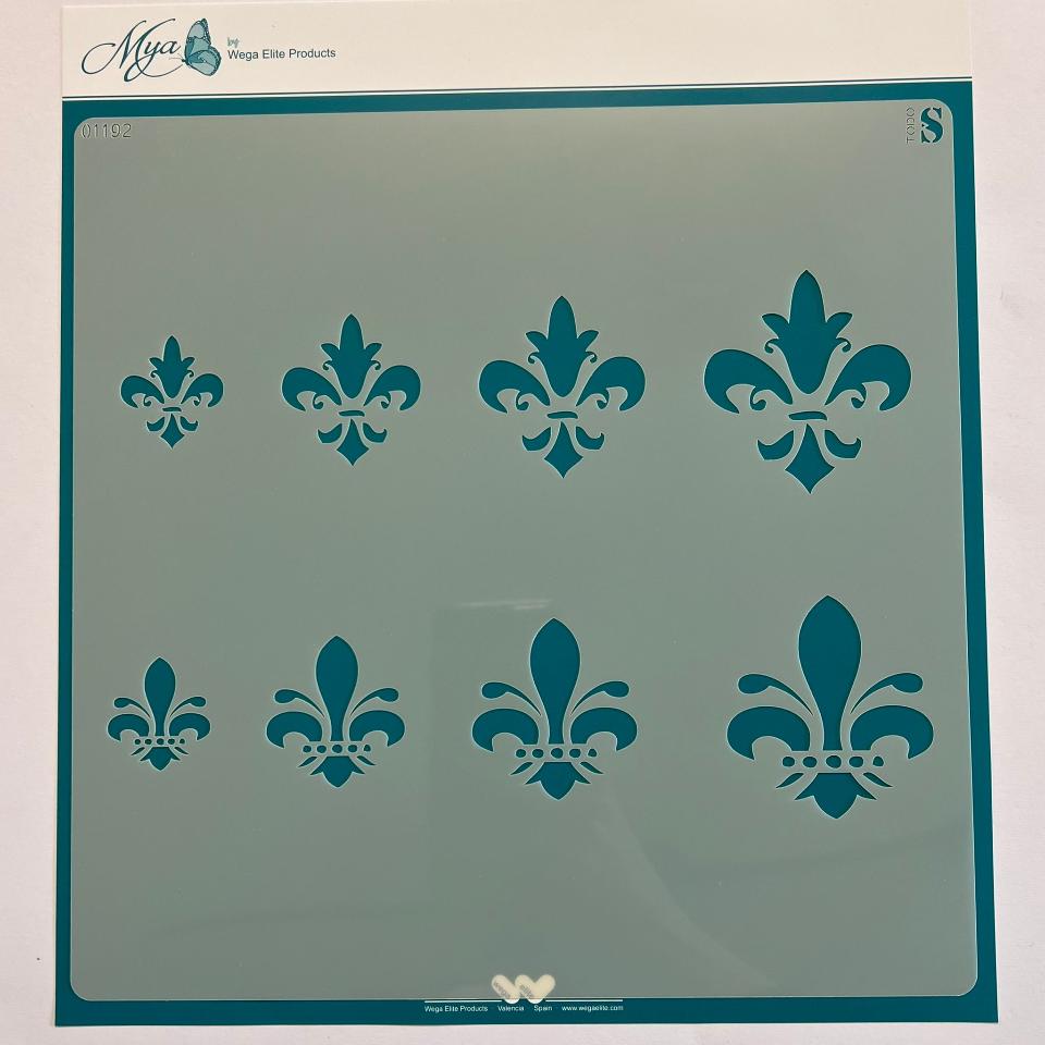 Stencil wega elite products 25x25cm