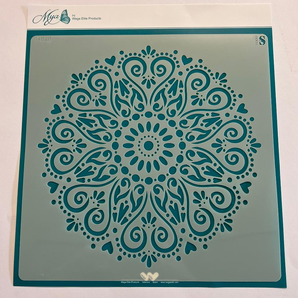 Stencil wega elite products 25x25cm