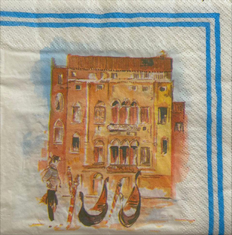 tovaglioli per decoupage Venezia arti e grafica busta da 2 pezzi 33 x 33 cm