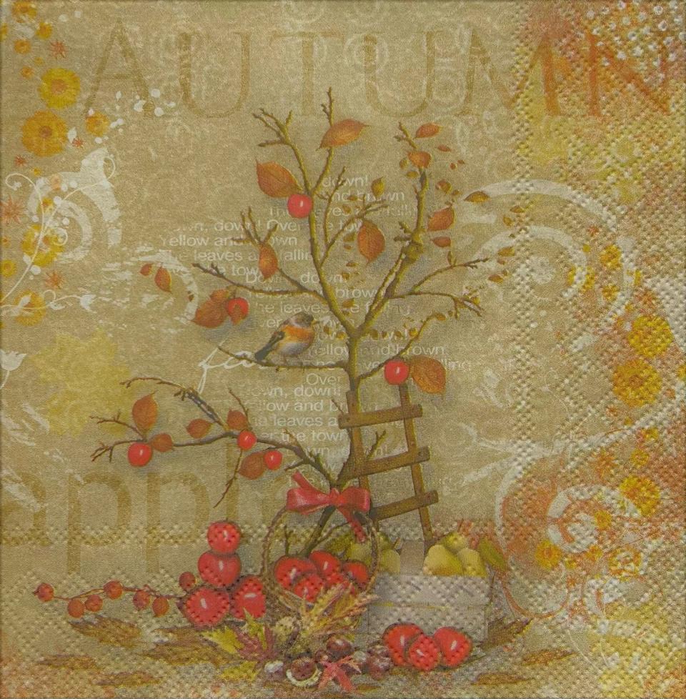 tovaglioli per decoupage autunno arti e grafica busta da 2 pezzi 30x30