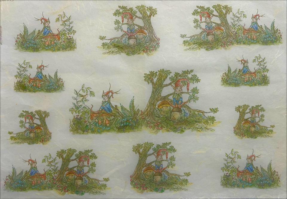 Carta riso gnomi stamperia 33x48