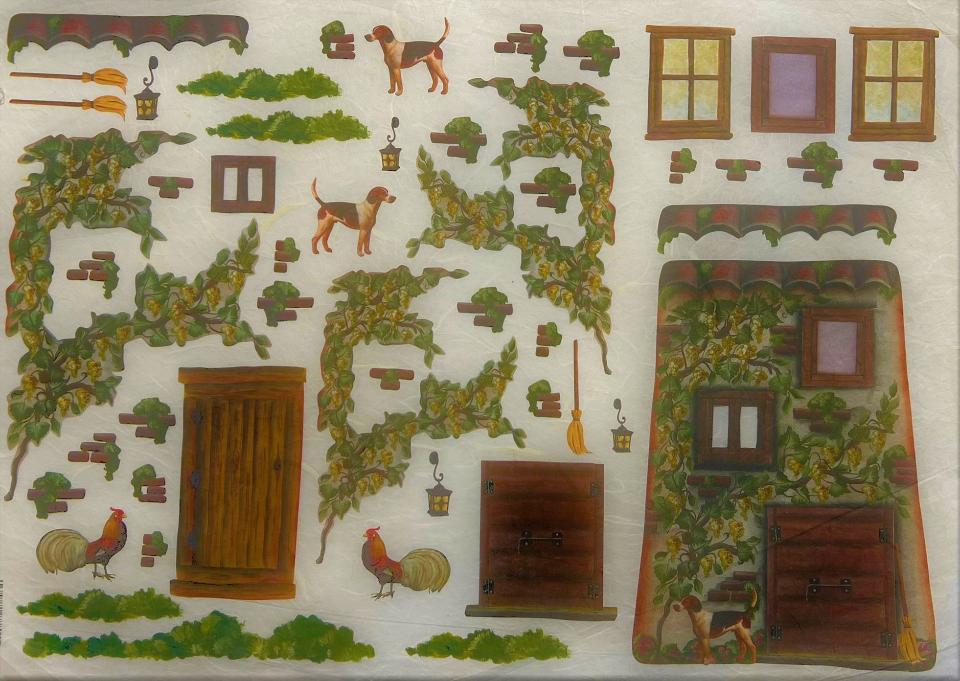 Carta riso sagome per tegola stamperia 33x48