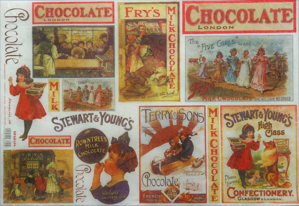 Carta riso chocolate stamperia 33x48