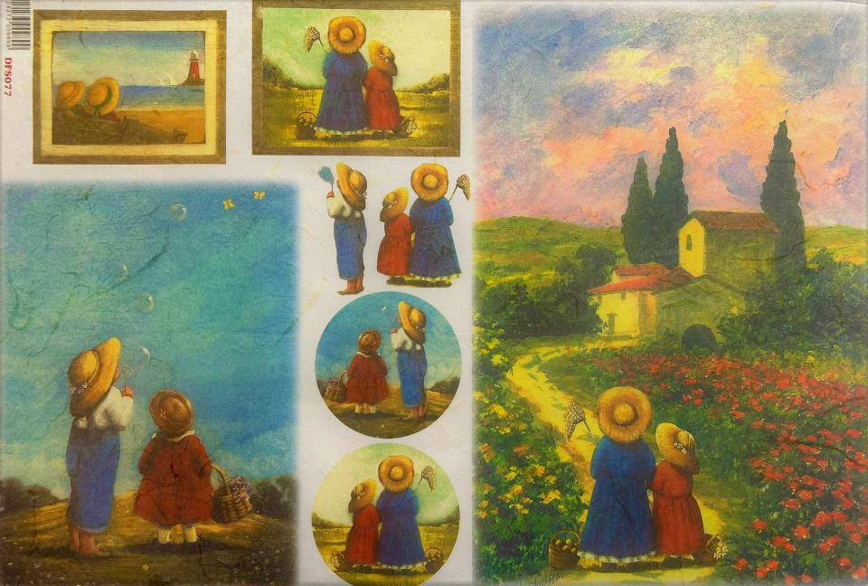 Carta riso bambini stamperia 33x48