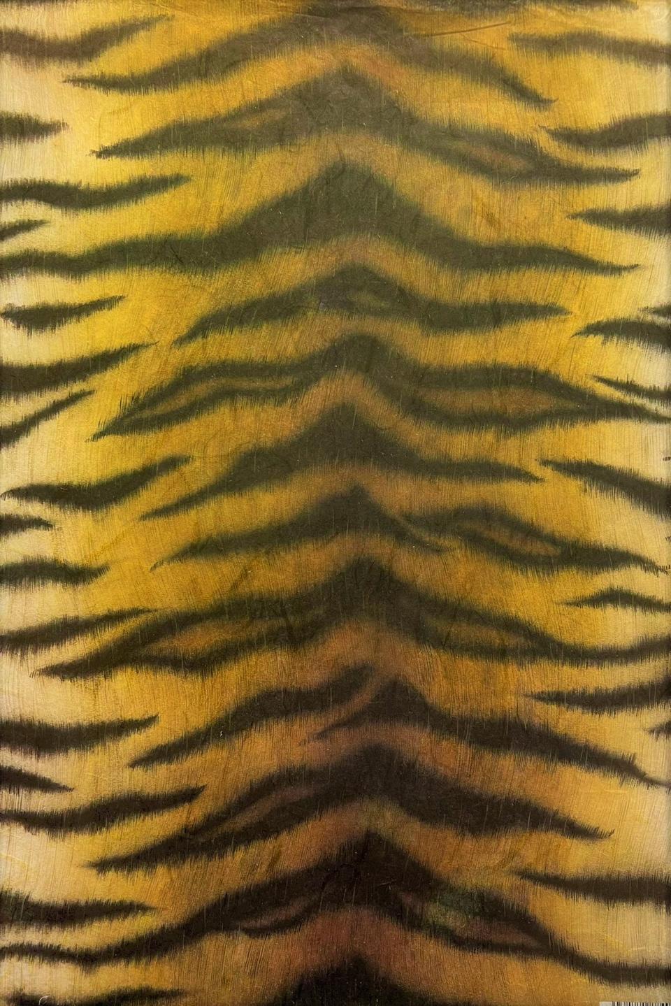 Carta riso animalier tigre calambour 33x48