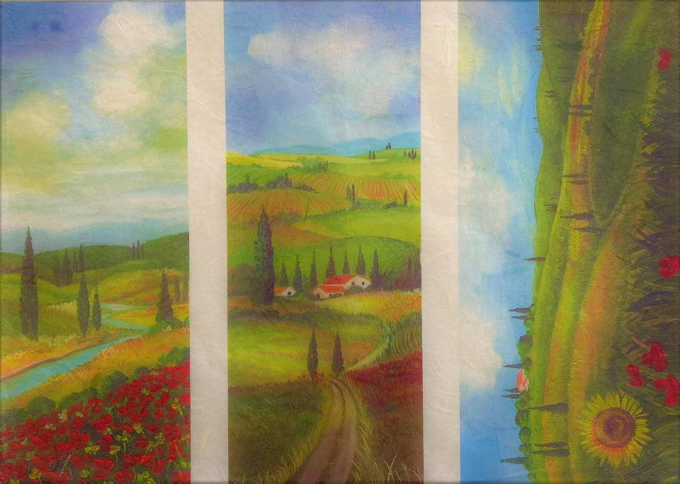 Carta riso Toscana stamperia 1 foglio 33x48 (cm)